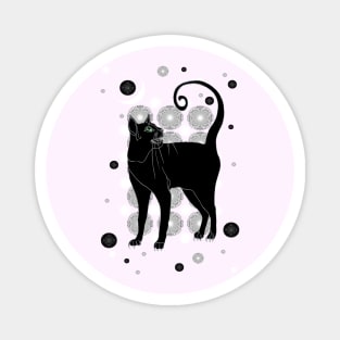 Sassy Moon Cat Magnet